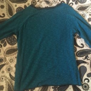 3/4 Sleeve H&M Blue Top